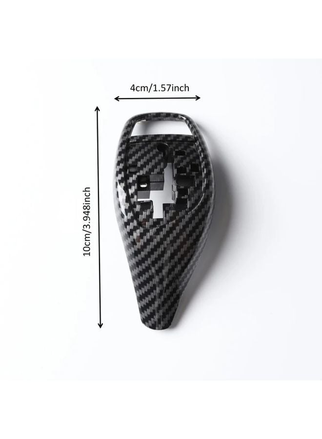 Carbon Fiber Pattern Short Shift Lever Cover For BMW 3 4 5 6 Series X3 X4 - Image 2